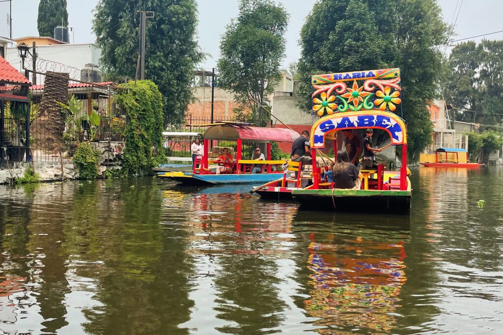 Book a gondola or boat on the Xochimilco Canals