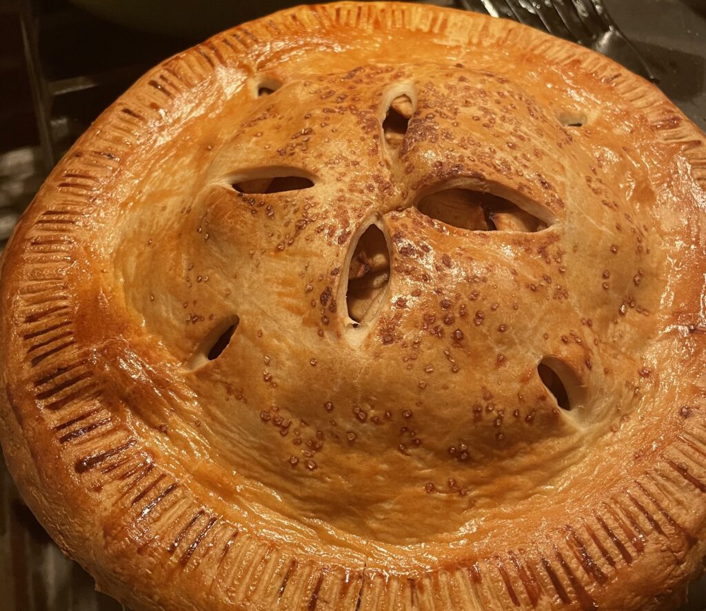 apple pie on thanksgiving