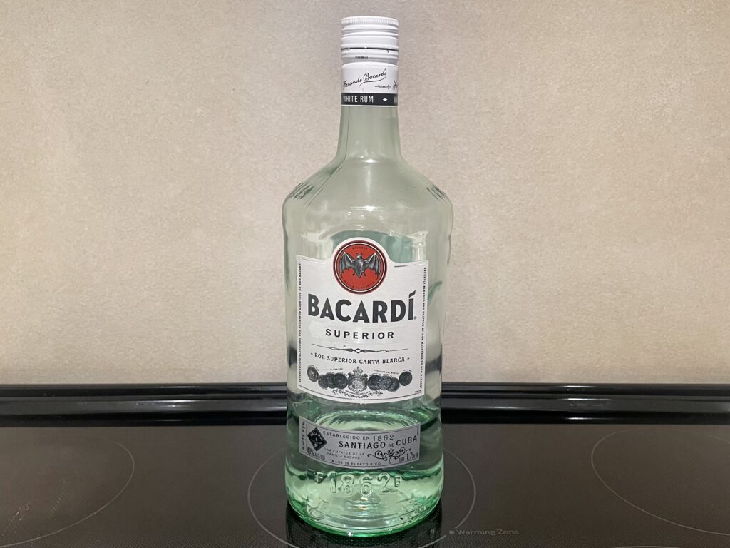 Bacardi rum for coquito