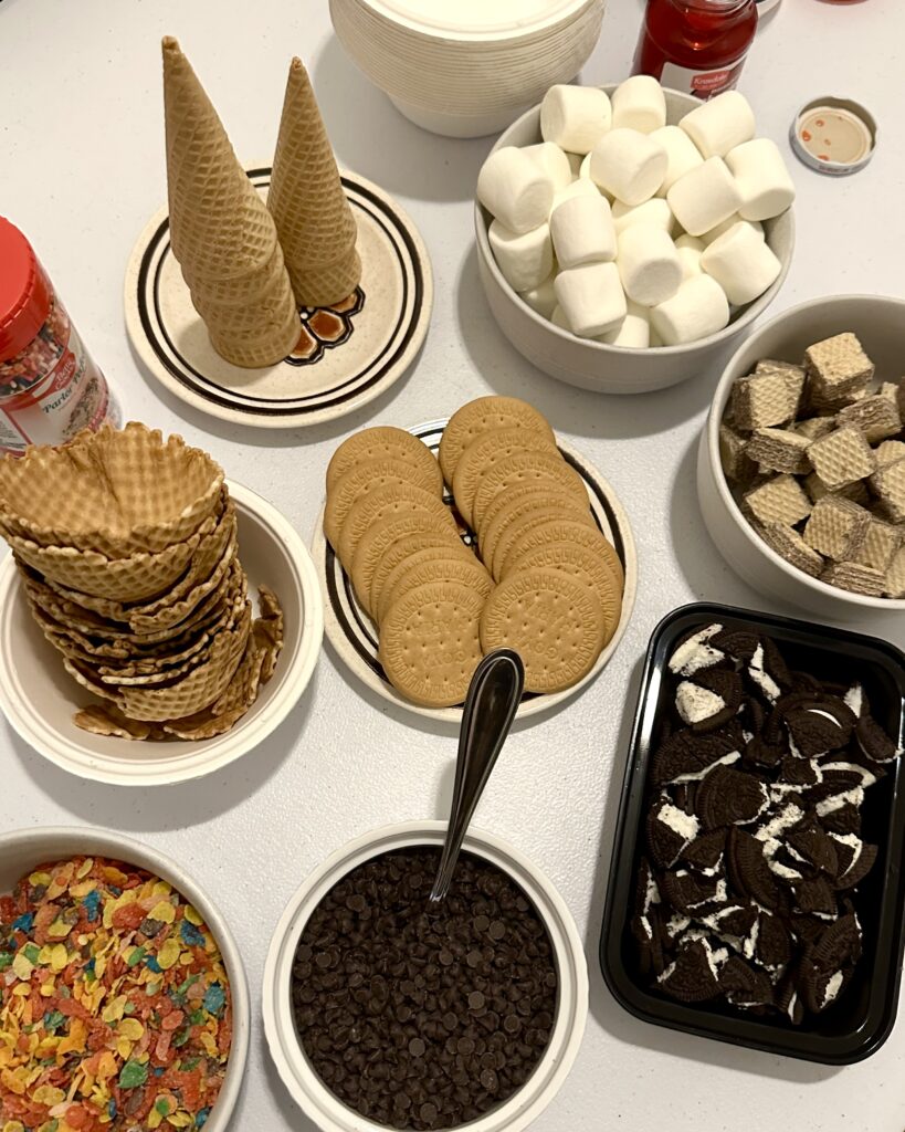 ice cream sundae toppings