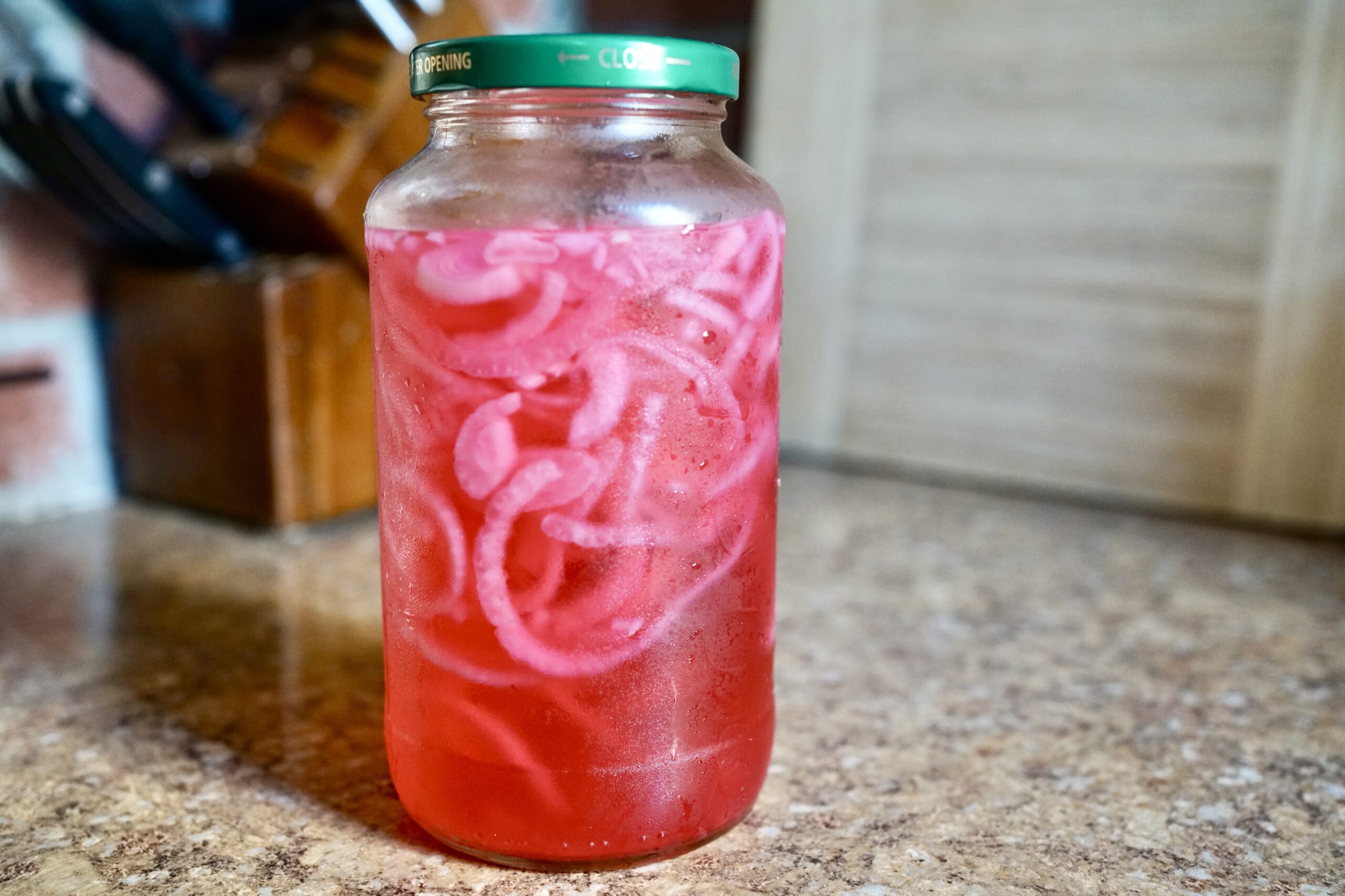 pickled red onions