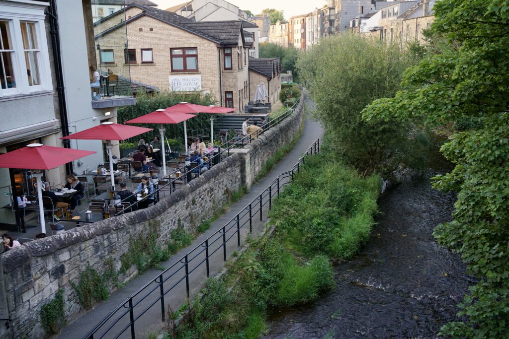 The Water of Leith river in Stockbridge