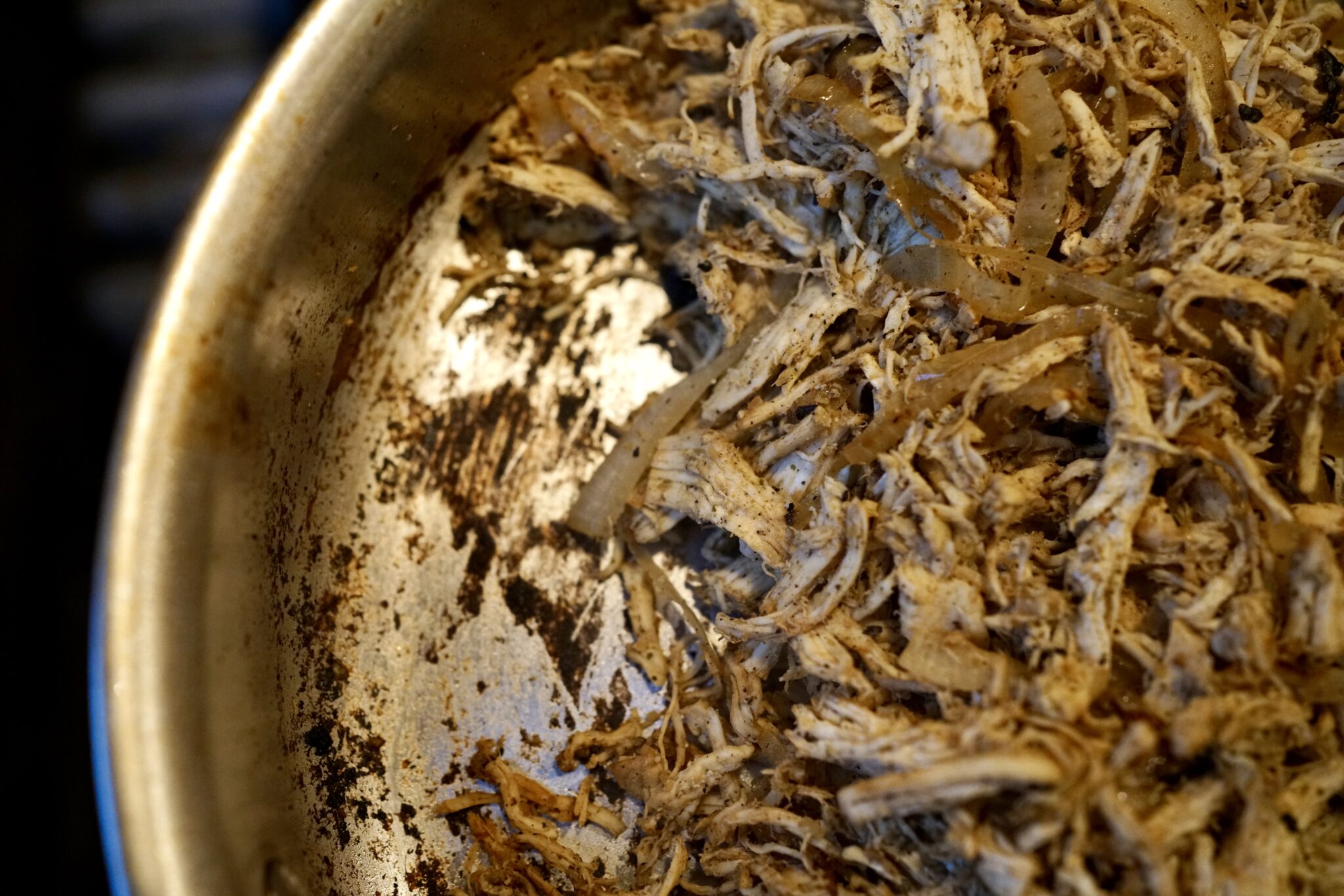 Pollo Ripiado Citrusy Cuban Shredded Chicken (Vaca Frita de Pollo) - THAT PLANNER FRIEND