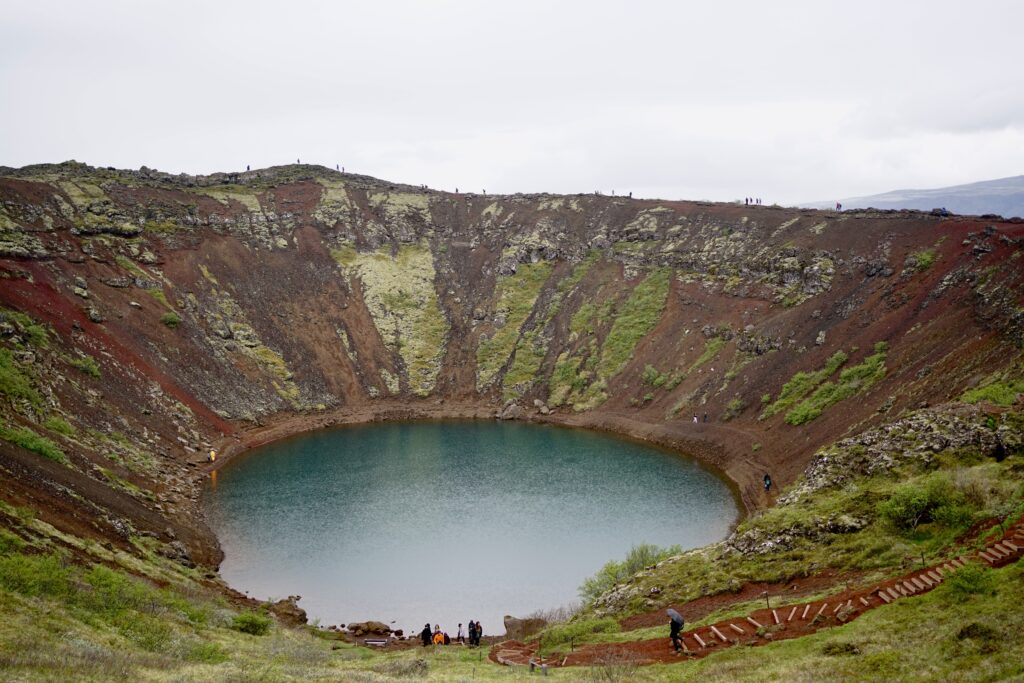 Kerið Crater from the top