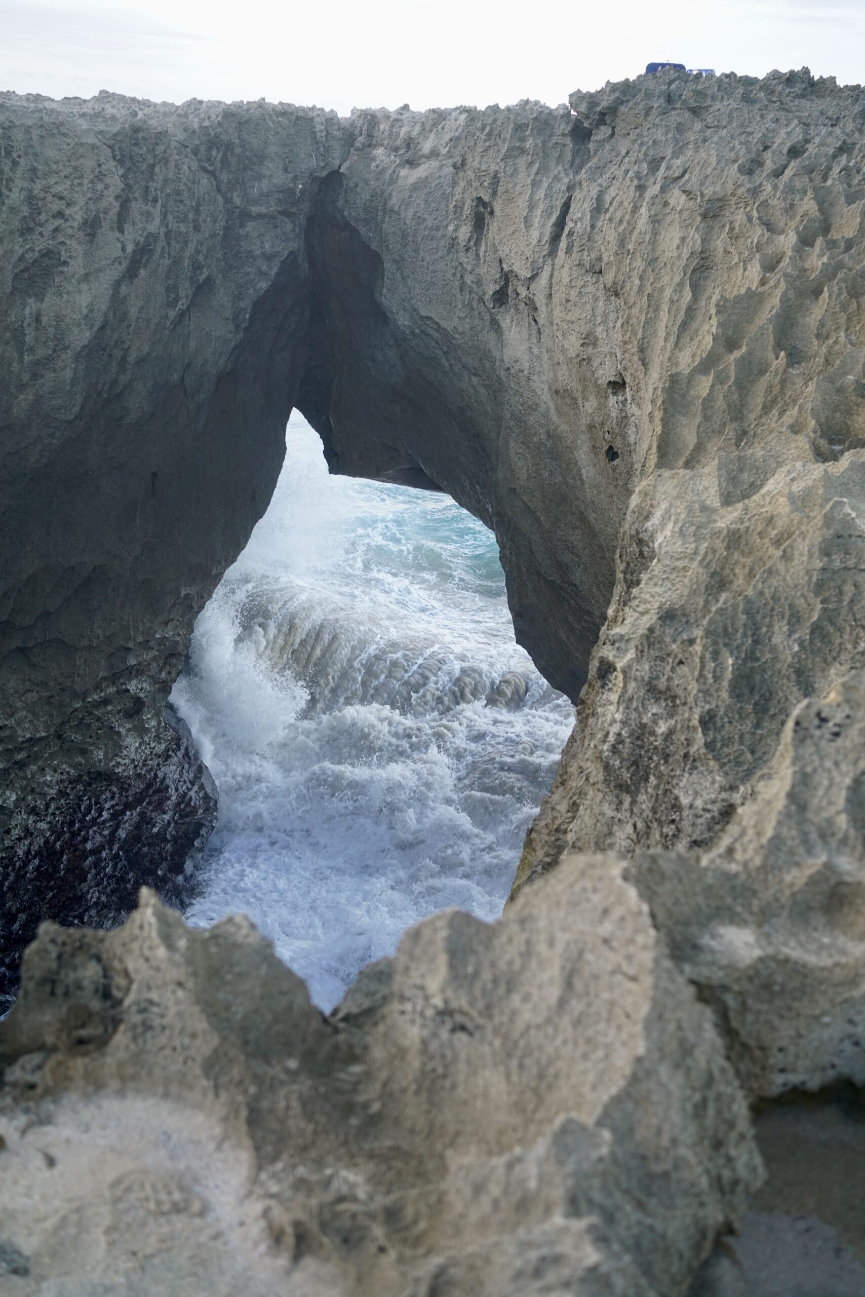 A seacave on the shores of Puerto Rico