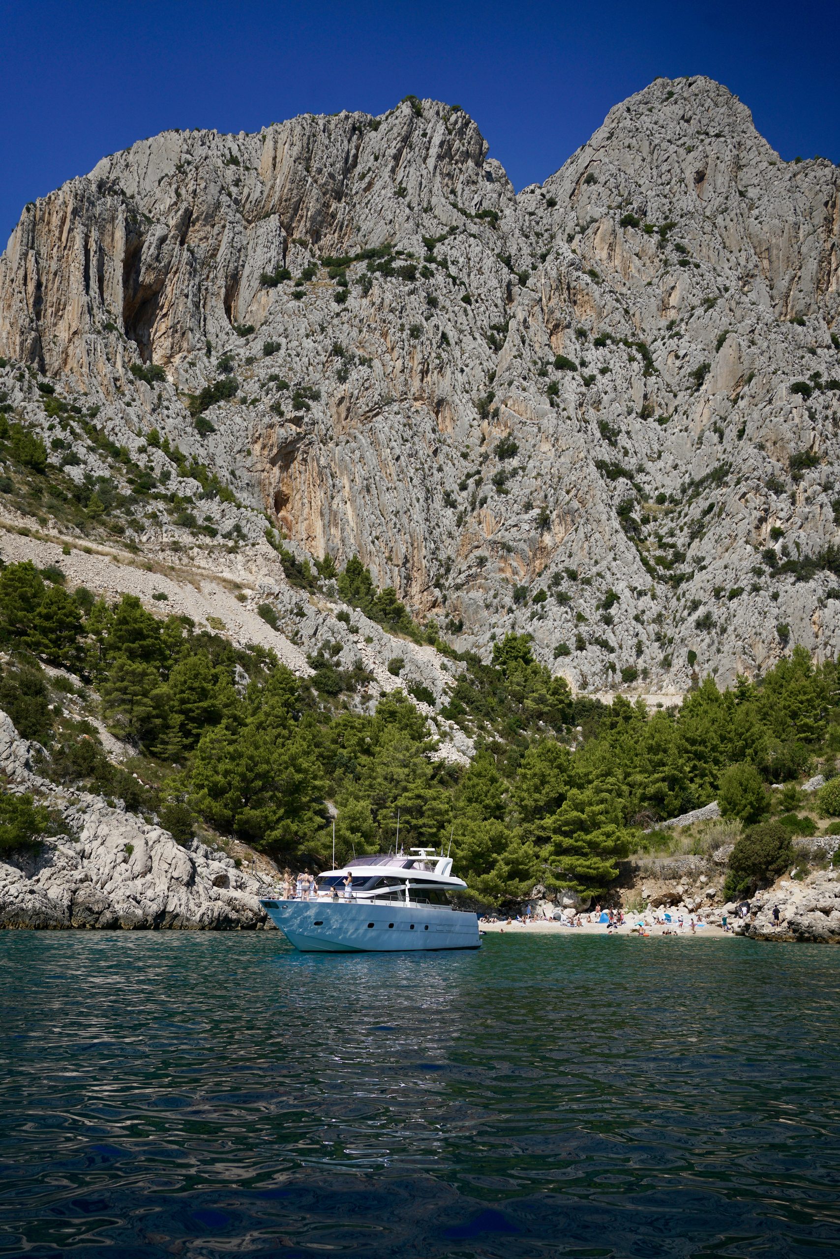A Boat Day on the South Side of Hvar, Croatia